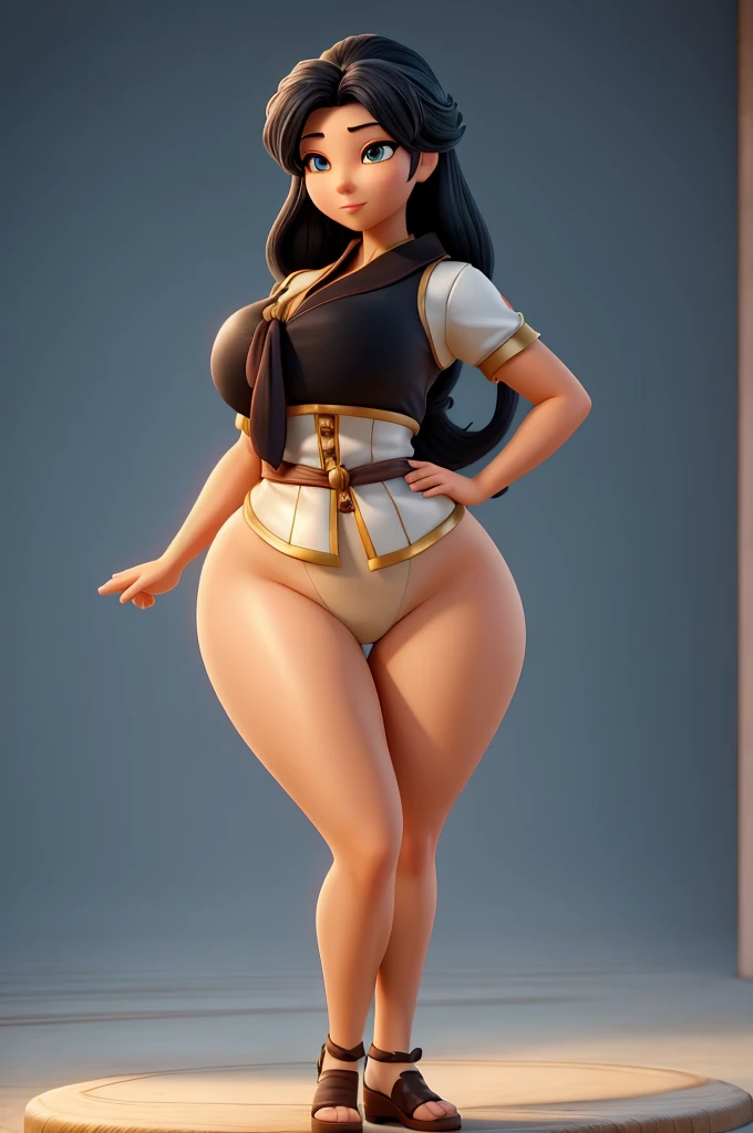 Name: Glorious Appearance: Asian It has an impressive height of more than 2 meters, what makes her stand out among the other characters.
She has snow white hair that reaches her waist., giving it an elegant and distinguished look.
His skin has a slightly tanned tone., which contrasts beautifully with her hair.
His eyes are a deep amber color., which seem to reflect great wisdom and experience.
Her figure is slim and stylized, but with sharp curves. She has big breasts and a rounded butt, giving it an imposing and sensual appearance.