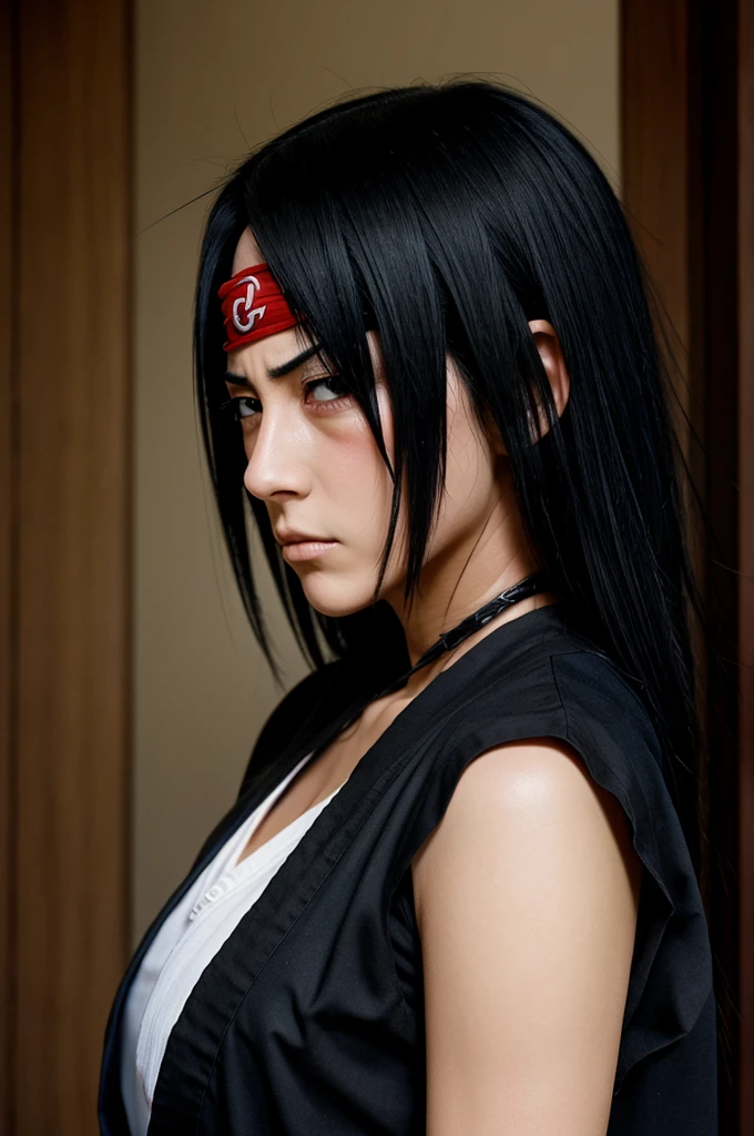 Itachi Uchiha bad ass look angry 