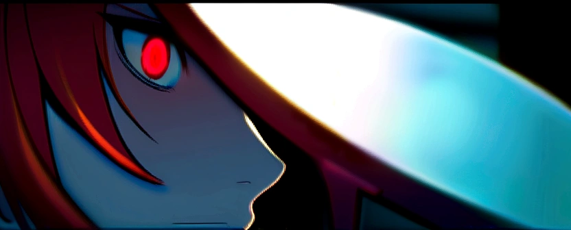boudica \, long red hair bleed,bloodshot eyes,gorgeous,Hold a broken sword