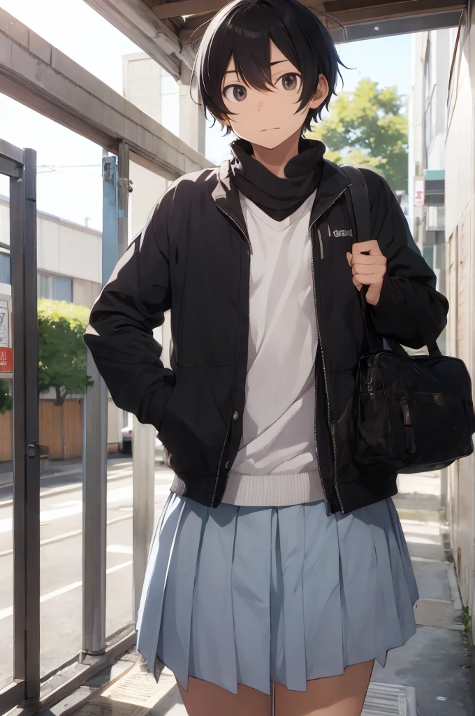 Nemu, a normal high school boy student but facing pressure from life:
- Got scolded at part-time job