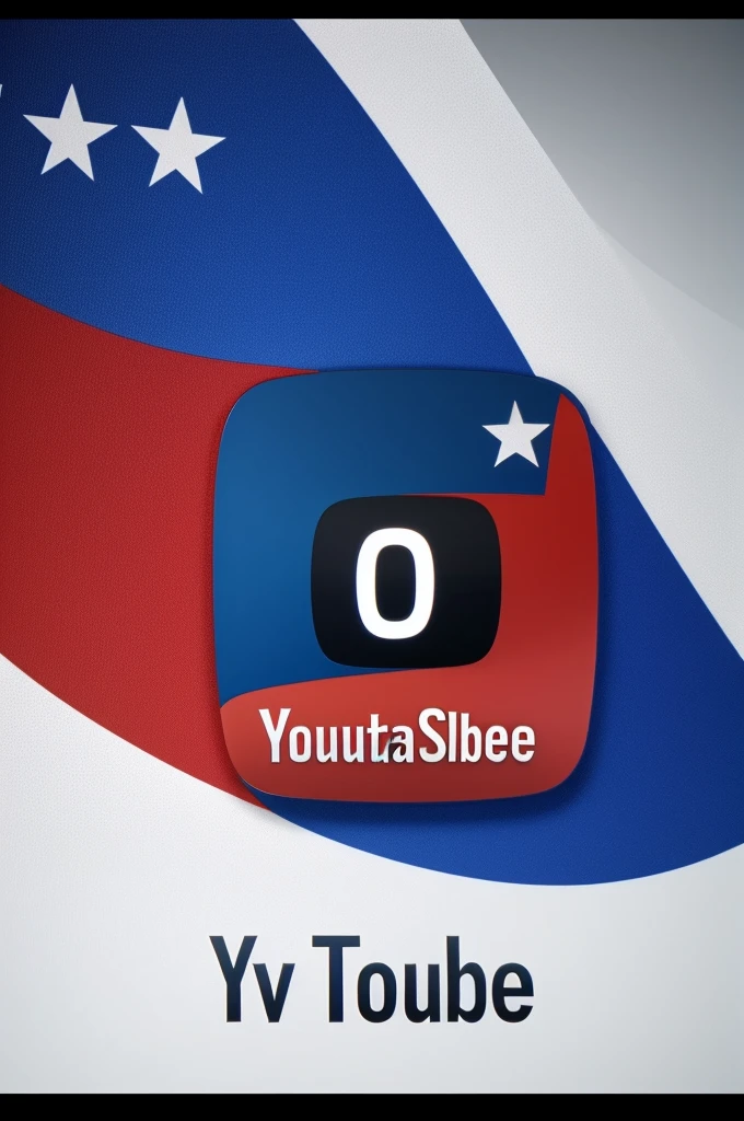 YouTube profile photo YouTube logo with the flag of the United States 