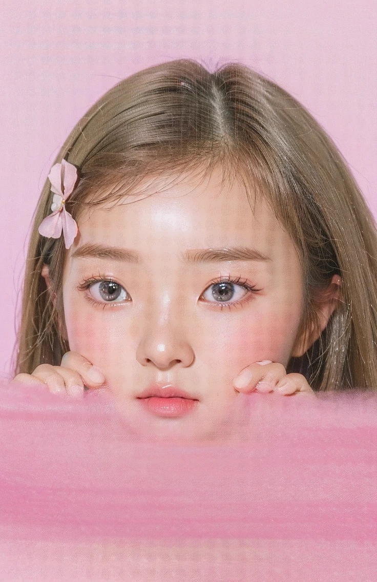 Wonyoung from IVE face, foto realista, ultra HD, 8k, big juicy lips 