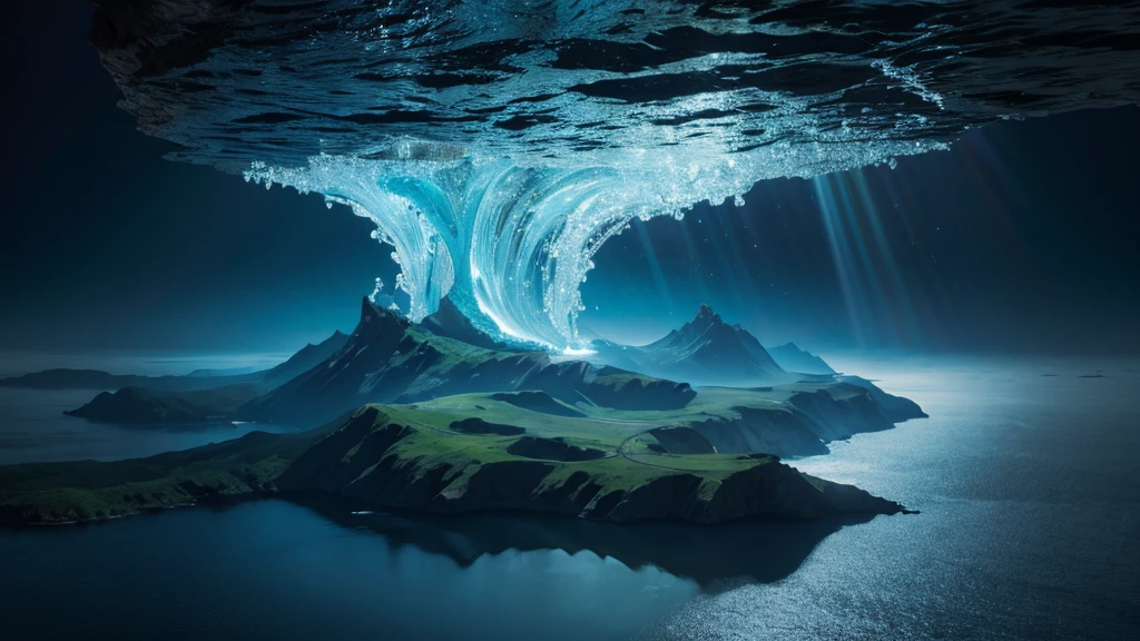 A magical world made of water