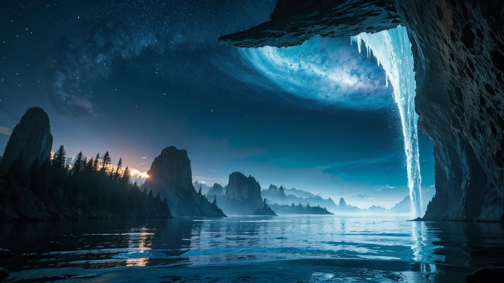 A magical world made of water