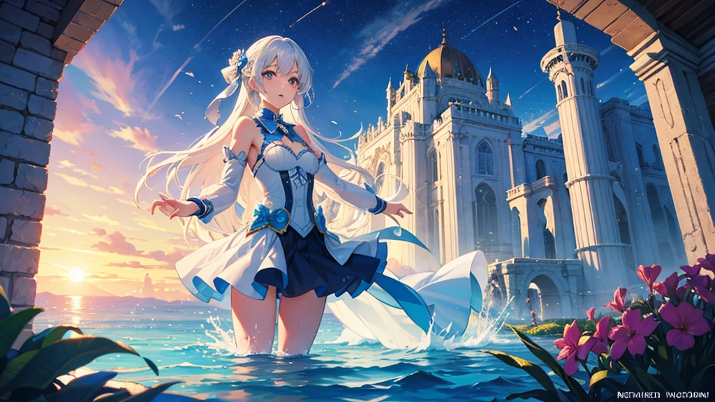 Magical world of water,Two girls