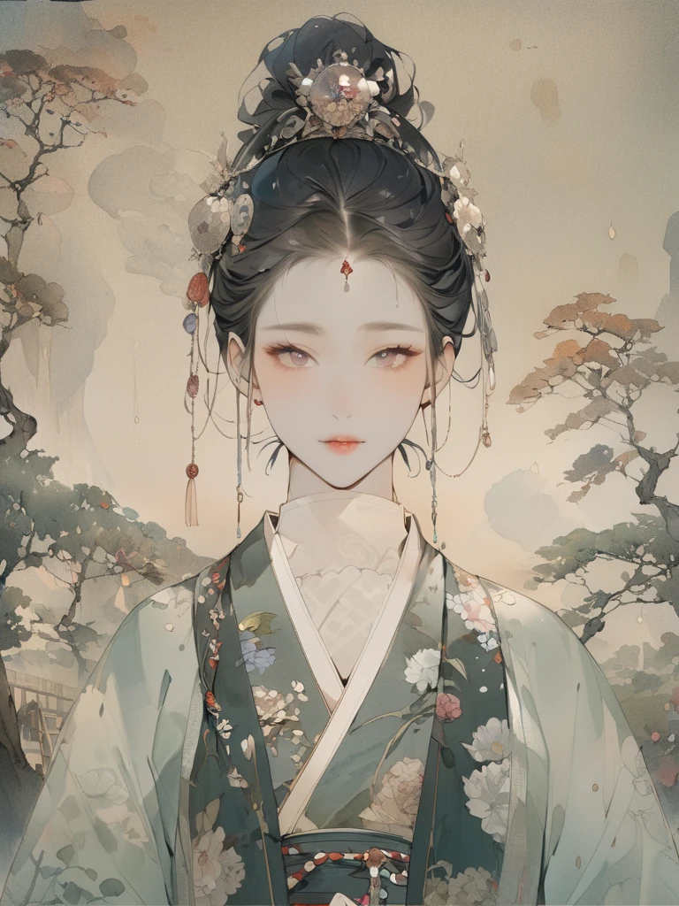 (8K, best quality, masterpiece)，1girl, watercolor(medium), {Practical, original photo, Ultra-fine transparent, image, (Influenced by Yoshitaka Amano&#39;s style:1.6)}, Practical Light, Delicate skin, (Beautiful slim woman, 25 years old, Court Knight:1.5), Thin legs, Fine particles, Long white hair, Detailed fingers, Thin, sex, Ecstasy expression, 动感sex感的姿势, (巨大有弹sex的坚挺胸部:1.4), (sex感指挥官的盔甲, Long skirt, Long red cape, boots:1.2),(The armor has a larger chest opening;1.6), Exposing breasts, (Arcadia, Flower Storm, Many flowers:1.8), Unobscured，Beautiful scenery, (Flowers, Wind and Moon:1.5), Vivid colors, High contrast, High Saturation