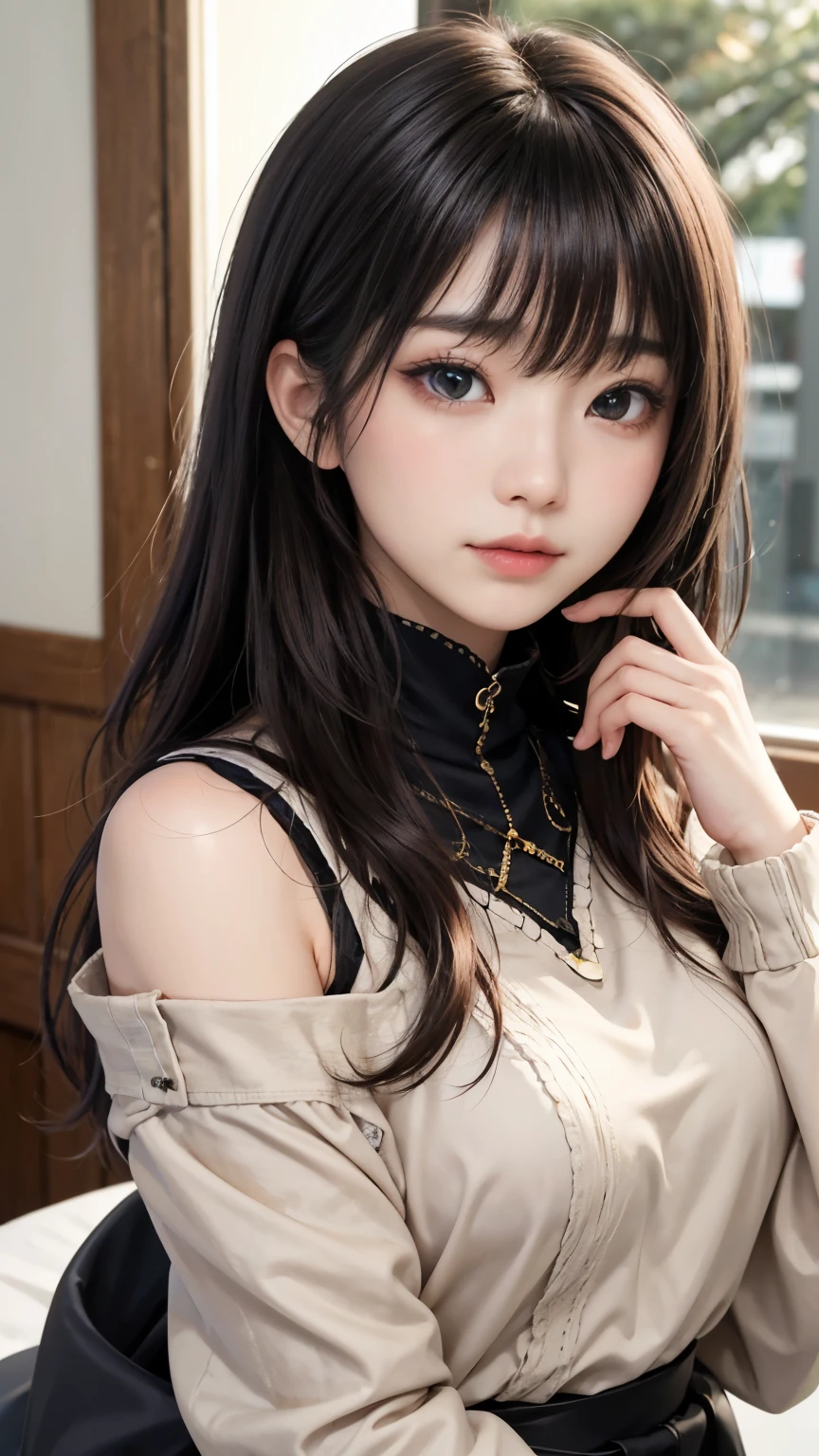 (最高qualityのディテール)、Realistic、8K Ultra HD、High resolution、(One Girl:1.2),(Fatal Beauty,Attractive beauty) ,(Mysterious charm:1.1),(Captivating silhouette),The 超detailedな、高qualityのテクスチャ、Intricate details、detailed、非常にdetailedなCG、高qualityの影、detailed 美しく繊細な顔、detailed 美しく繊細な目、Written boundary depth、Ray Tracing、20th generation、Cute K-Pop Girls、(The Face of Ulzan in Korea)、Thin face、(Urzan-6500-v1.1:0.6)、PurerosFace_v1、Glowing Eyes、Perfect body、 Viewer Display、(最高qualityのディテール:1.2)、Realistic、8K Ultra HD、High resolution、Close-up of a woman， realistic girl rendering, 8k artistic german bokeh, Enchanting girl, Real Girls, Gurwitz, Gurwitz-style artwork, Girl Roleplay, Realistic 3D style, cgstation Popular Topics,, 8K Portrait Rendering,（truth，truth：1.4），(Sparkling eyes girl:1.2)、The 超detailedな、高qualityのテクスチャ、Intricate details、detailed、非常にdetailedなCG、高qualityの影、detailed 美しく繊細な顔、detailed 美しく繊細な目、Written boundary depth、Ray Tracing、20th generation、Cute K-Pop Girls、(The Face of Ulzan in Korea)、Thin face、(Urzan-6500-v1.1:0.6)、cheek、Glossy Lips、、High resolution, Best image quality, 最高quality, Realistic, 超detailedな, Photo realistic, 4K 8K Ultra HD Full Color RAW Photos, Fujifilm(Medium format), Hasselblad, Carl Zeiss, Incredible dynamic range photography(utility_art：Smooth-768:1.1),High resolution, High pixel count, 明確なdetailed, Clear images, Natural color reproduction, Noise Reduction, High fidelity, quality, Software Improvements, Upscaling, Optimized Algorithms, Professional-level retouching,

1. Oversized coat:

The coat is、Choose an oversized design that covers from shoulders to knees.。Color is classic navy or black、or warm khaki or beige, hang on.、Choose colors that match the season。
2. Knitted sweater or turtleneck:

To protect yourself from the cold、Knitted sweater or turtleneckを選択してください。Match the texture and color of the knit to the coat.。
3. Wide leg pants:

For pants, Choose a wide-leg design、Combines ease of movement and style。Denim in dark tones or black trousers will look good.。
4. Knee-high boots:

What is included in an oversized coat、足首からふくらはぎまでカバーするKnee-high bootsとの組み合わせ。Boots are black or dark brown and chic.、Gives a stylish impression。
5. accessories:

シンプルなゴールドまたはシルバーのaccessoriesを選択してください、Add elegance to your outfit。for example、Long necklaces are recommended, Big earrings and glasses..。
6. Handbags:

Handbags、Choose a color that matches the tone of your outfit.。Shoulder bags and tote bags are convenient and stylish。
7. Compensateと髪型:

Compensate, Choose natural colors that flatter your skin。Wavy Hair、By creating loose curls、Appeal to softness。