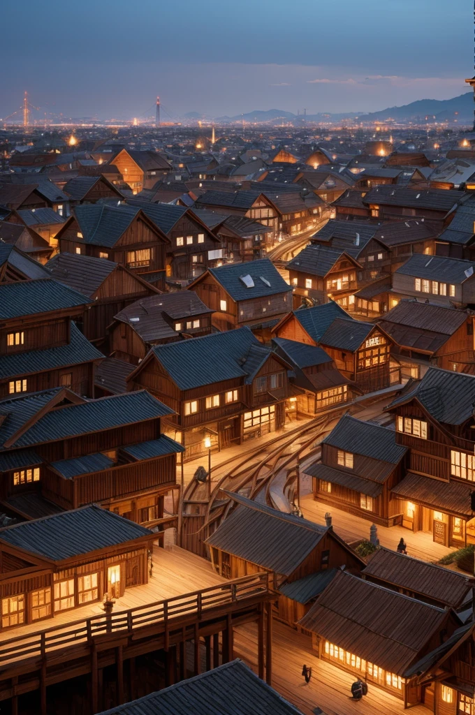 wooden city