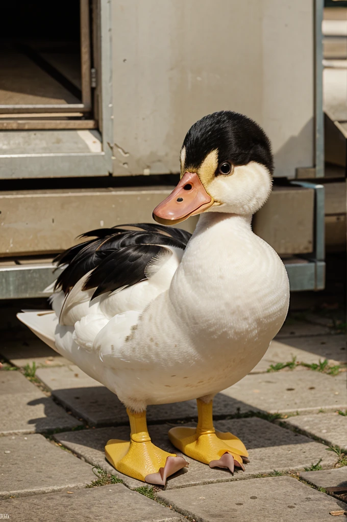 Cartoon duck