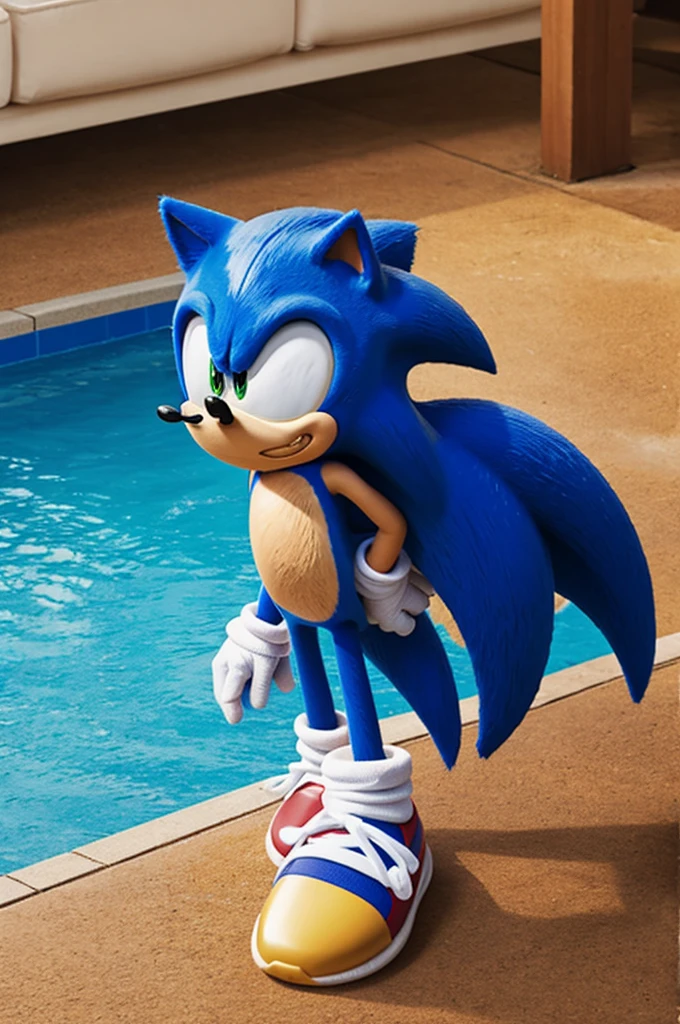 Sonic without shoes
