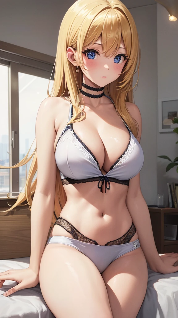 Blonde sexy woman
