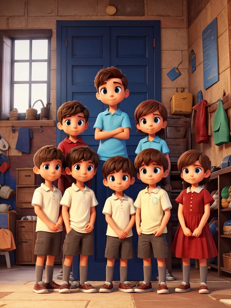 2 boys and 4 girls