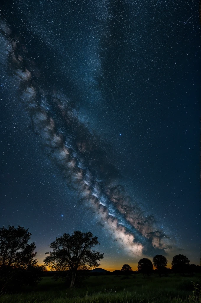 Ciel etoile nuit forêts