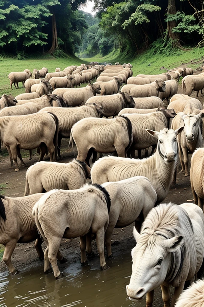 Assamese flock