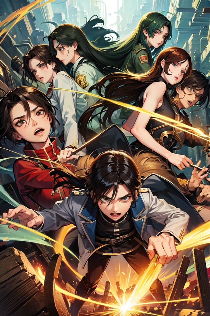 Make Levi attack on the titans in one pimse world