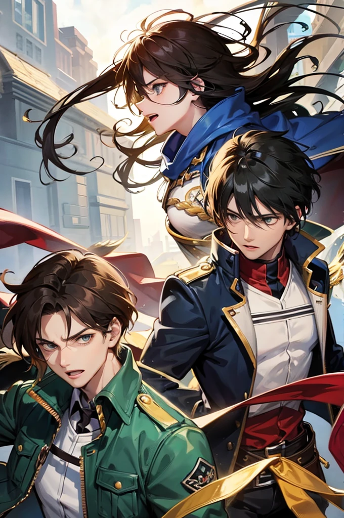 Make Levi attack on the titans in one pimse world