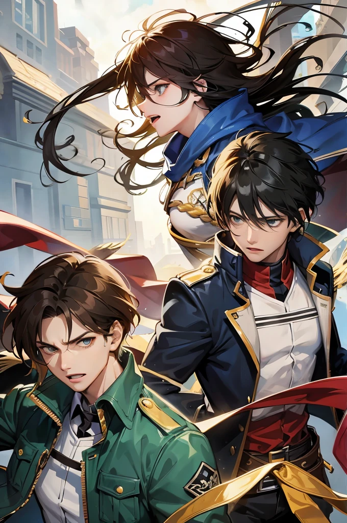 Make Levi attack on the titans in one pimse world