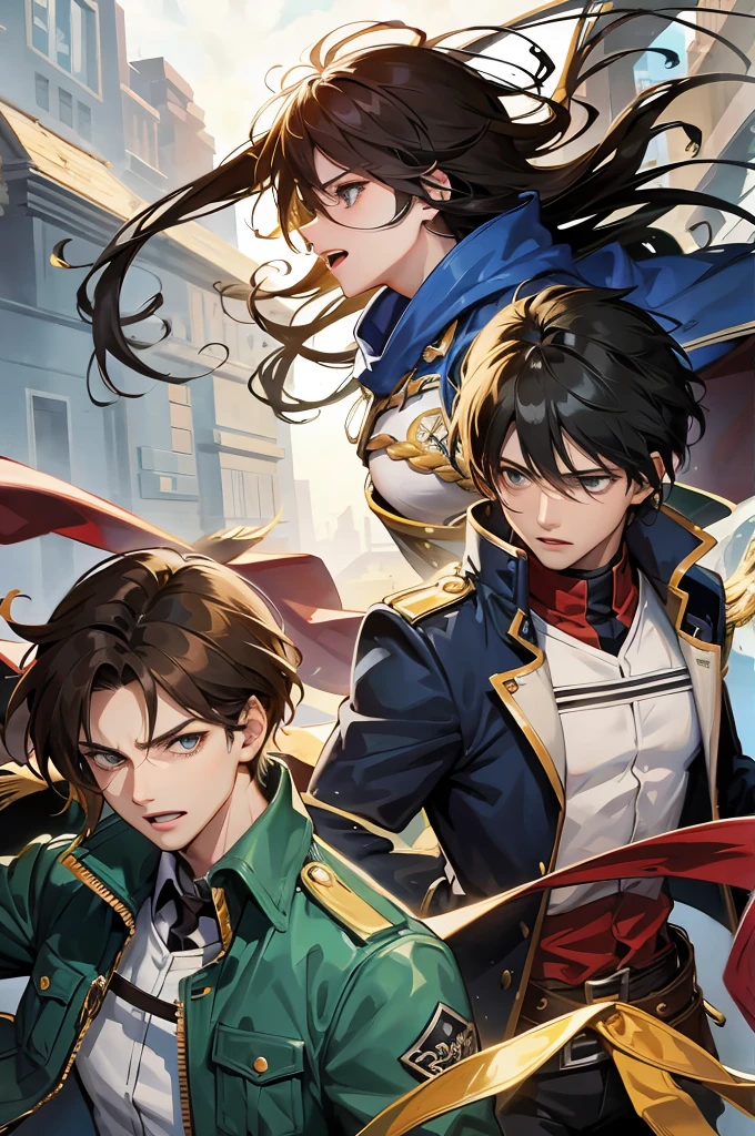 Make Levi attack on the titans in one pimse world