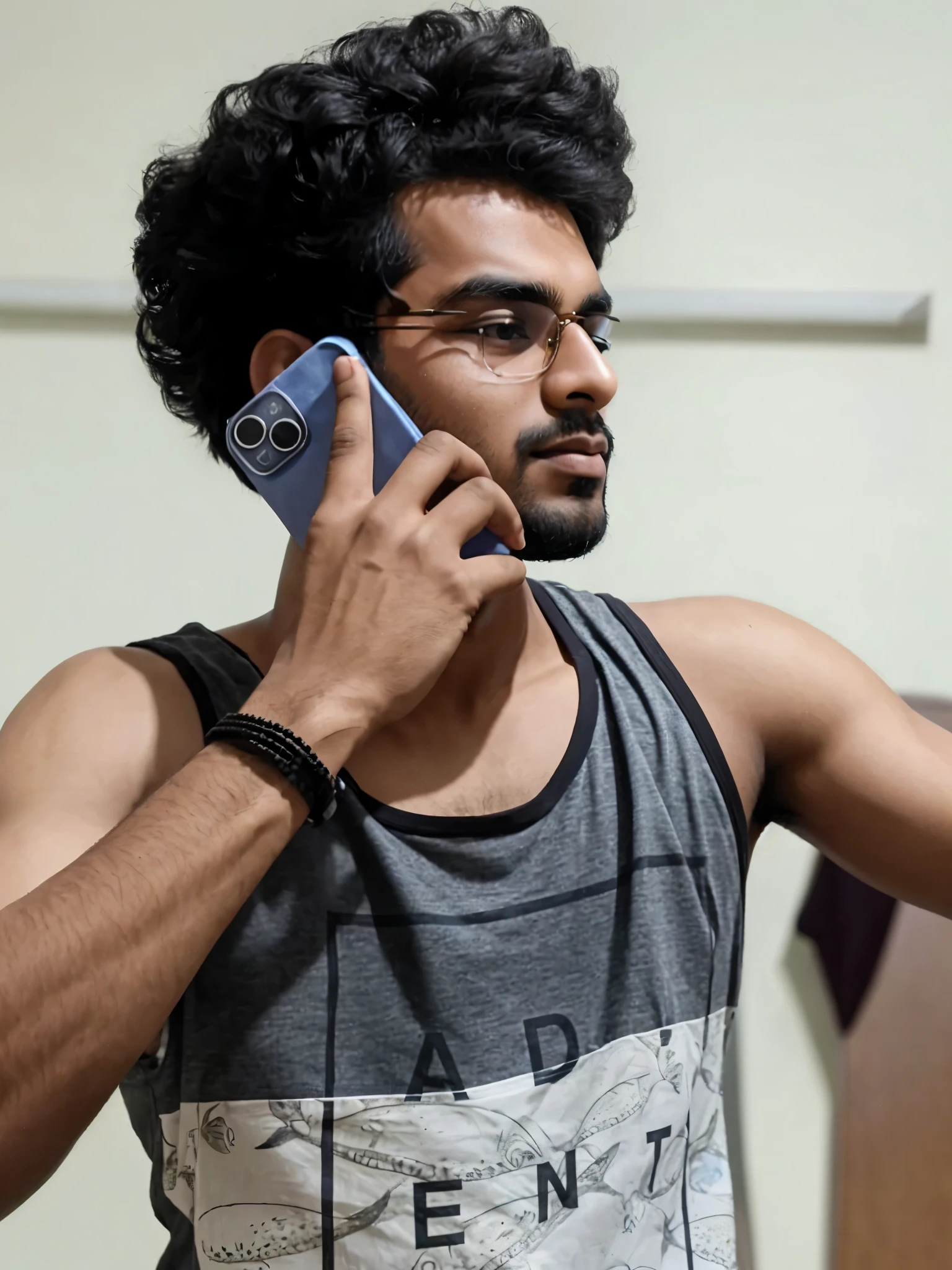 21 year old indian boy With fair skin Wearing spectacles and narrow body Posing for a linkedin picture in formals
