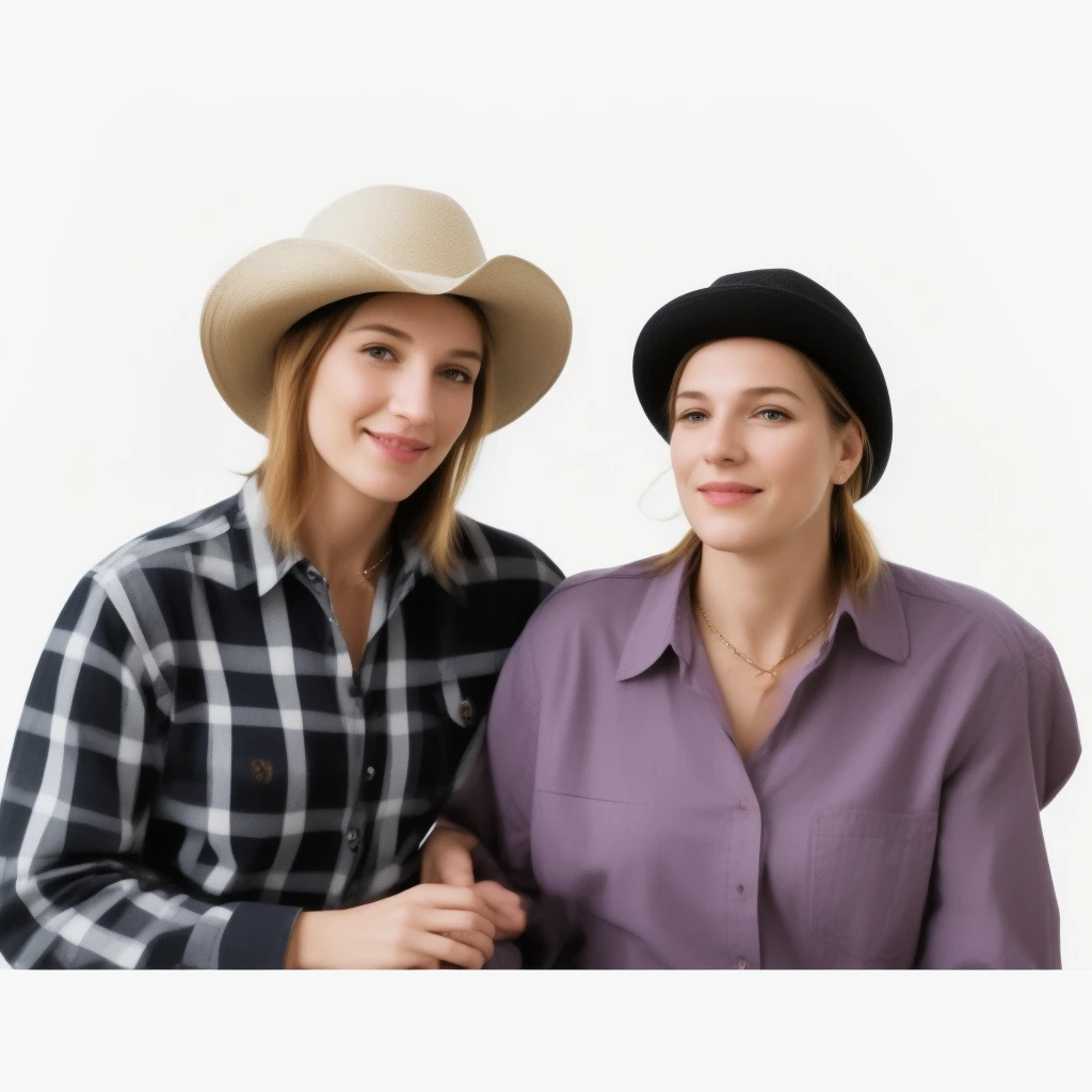 They are posing for a photo with a photo of a woman in a cowboy hat., tx, por Lynn Pauley, Couples portrait, profile picture, by Darrell Riche, photo taken in 2 0 2 0, realistic photo, portrait of two people, Couple, by Lisa Milroy, Millaise and Greg Rutkowski, by Winona Nelson, family photo