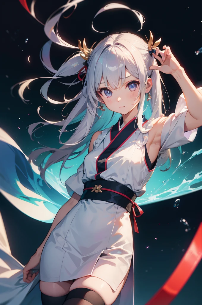 独奏、Women&#39;s High生、(Big Breasts、Big Tits)、（Sailor suit summer uniform、Short sleeve、Yellow tie、Navy blue micro mini skirt、Navy Pleated Skirt、White mesh panties、White Short Socks）、Arms folded behind back、Spreading her legs:1.5、(Big Breasts、Big Tits)、(Black Hair、Very Short Hair、Boyish cut)、sitting、Women&#39;s High、classroom