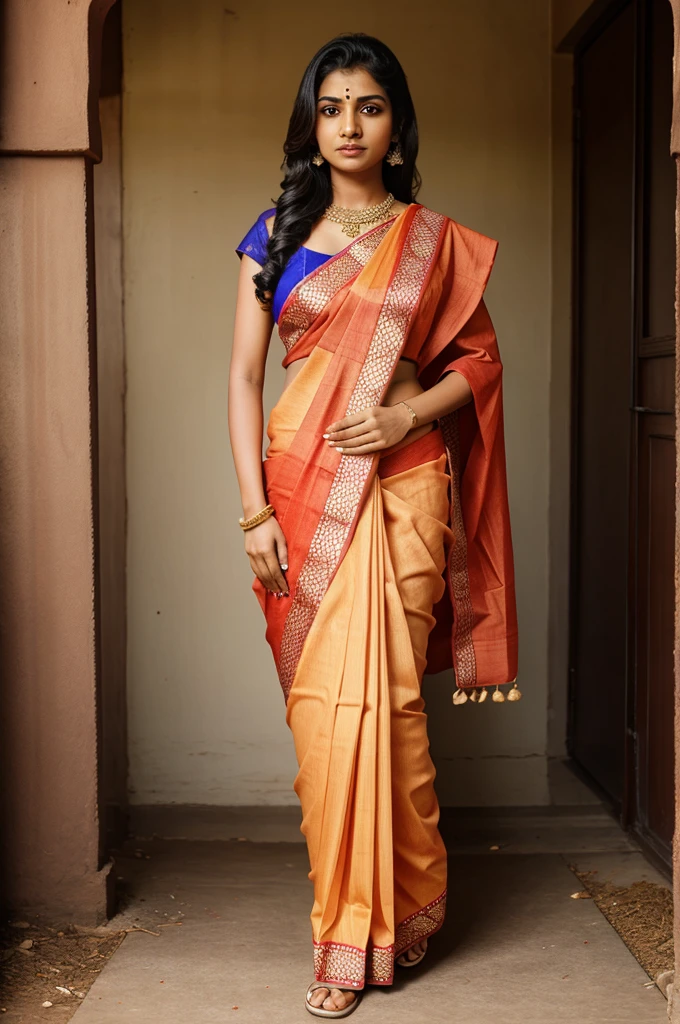 marathi saree wearing women