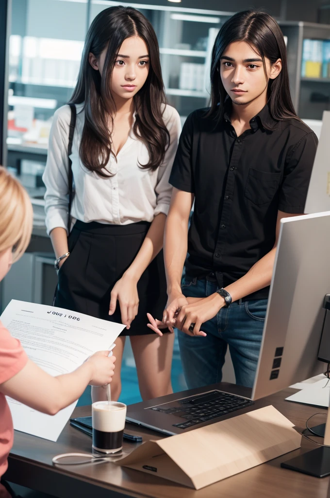 Young people looking for jobs