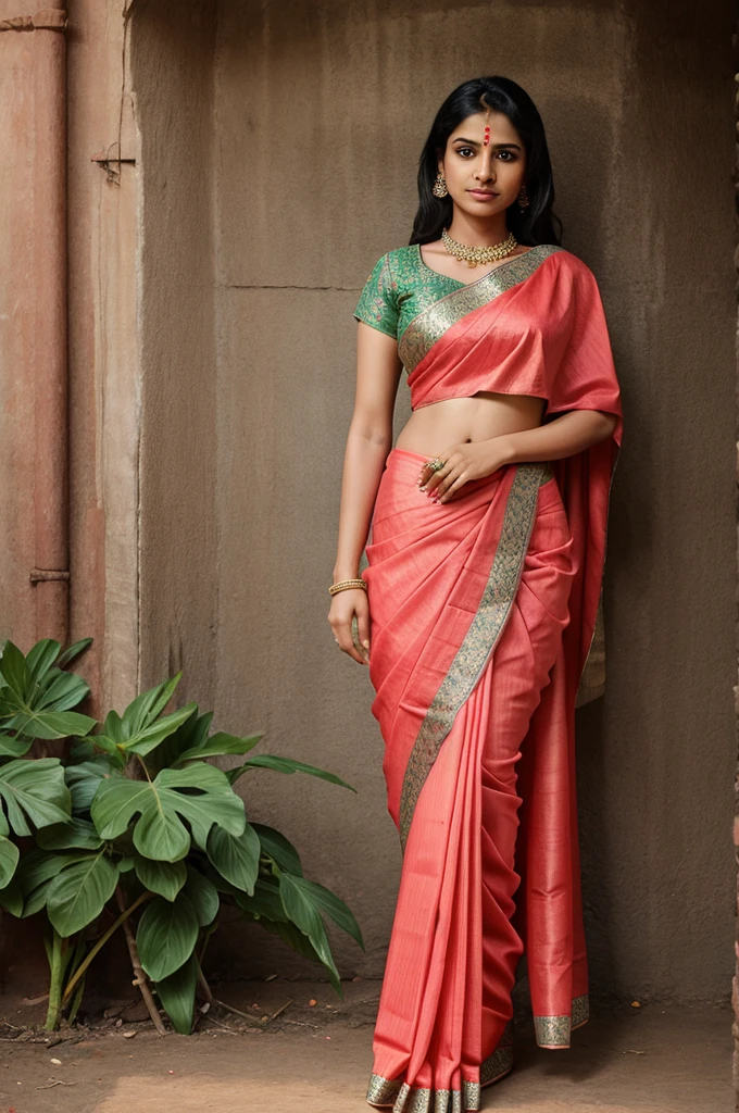 marathi saree wearing women