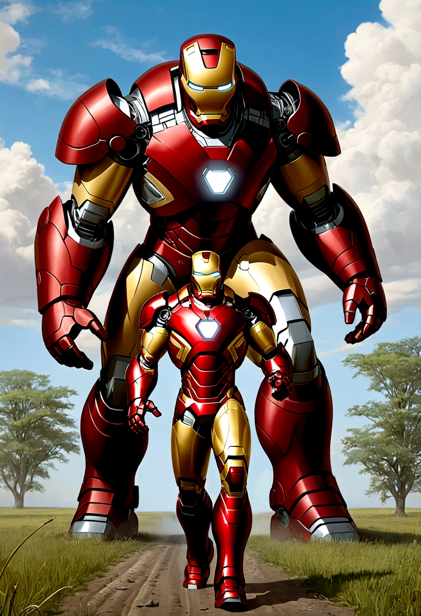 Iron man and bufallow