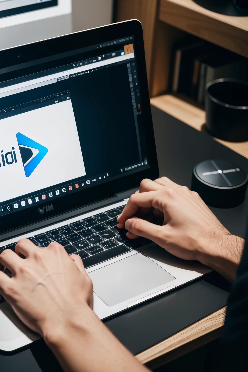 create a logo that means video editing