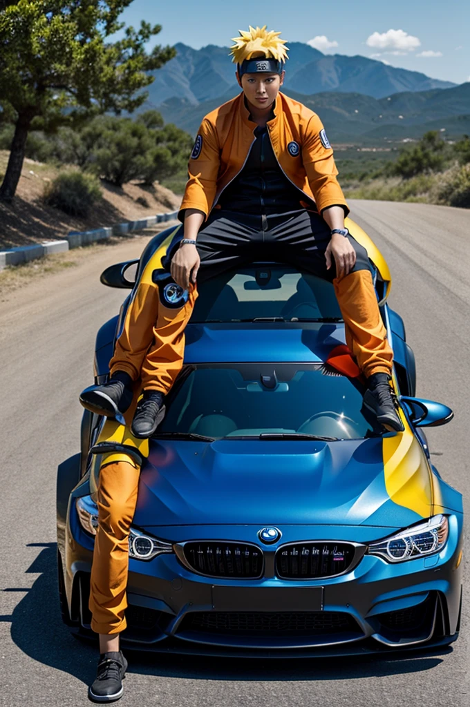Naruto in a BMW m4