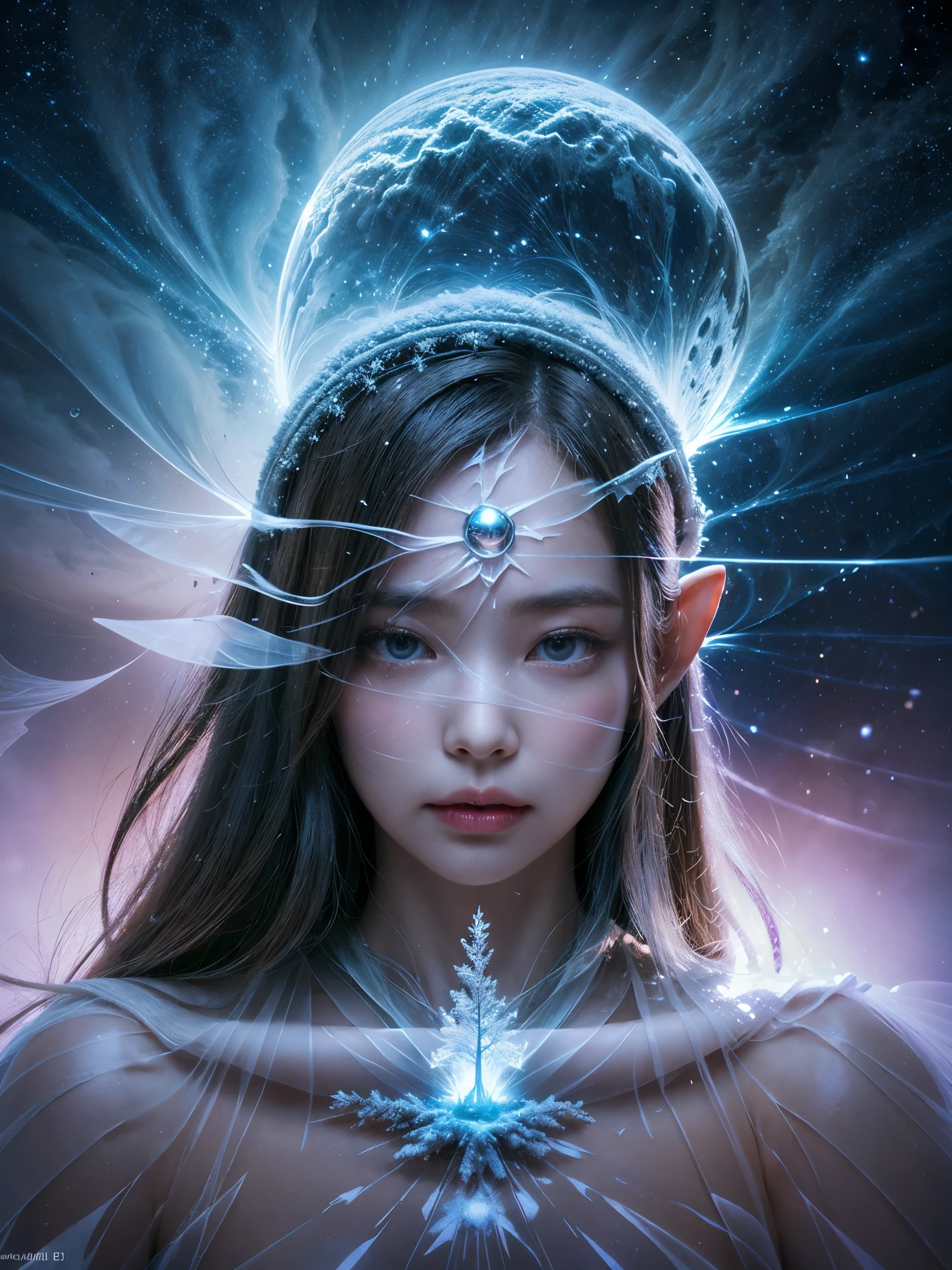 The face of the elf princess appears in the air,Pointed-eared elf exposed multiple times:1.8),Winter scenery,Surreal wonderland,Dream Island in the Sea of Cloudig snowflake:1.3),Colorful big snowflakes are flying,The palace of the elf princess covered with snow,The tree of life blooms with endless vitality,Twinkling stars in the night sky,Overlapping clouds and fog,Whimsical fantasy landscape art, Beautiful Art Ultra HD 8K, 8K highly detailed digital art, Beautiful and detailed fantasy, epic fantasy landscape, Mysterious and dreamy scenery, Magic fantasy very detailed, magical scenery, It consists of big snowflake and the dreamy floating fairy island., Detailed fantasy digital art, 8K detailed digital artThe face of the elf princess appears in the air,(multiple exposure:1.8),Winter scenery,Surreal wonderland,Dream Island in the Sea of Cloudig snowflake:1.3),Colorful big snowflakes are flying,The palace of the elf princess covered with snow,The tree of life blooms with endless vitality,Twinkling stars in the night sky,Overlapping clouds and fog,Whimsical fantasy landscape art, Beautiful Art Ultra HD 8K, 8K highly detailed digital art, Beautiful and detailed fantasy, epic fantasy landscape, Mysterious and dreamy scenery, Magic fantasy very detailed, magical scenery, It consists of big snowflake and the dreamy floating fairy island., Detailed fantasy digital art, 8K detailed digital art, blackpink jennie
