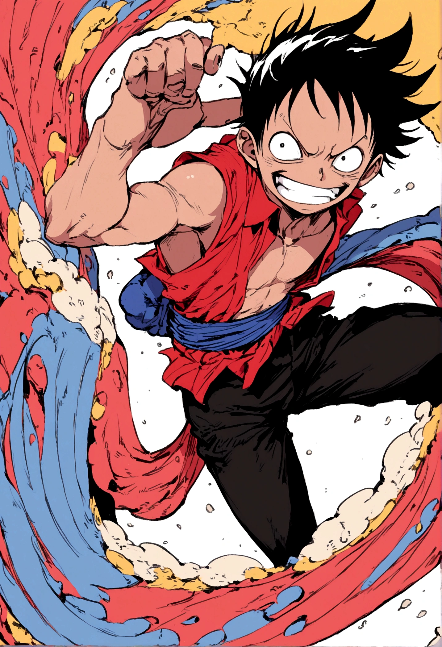 Luffy (naughty man) hairless 