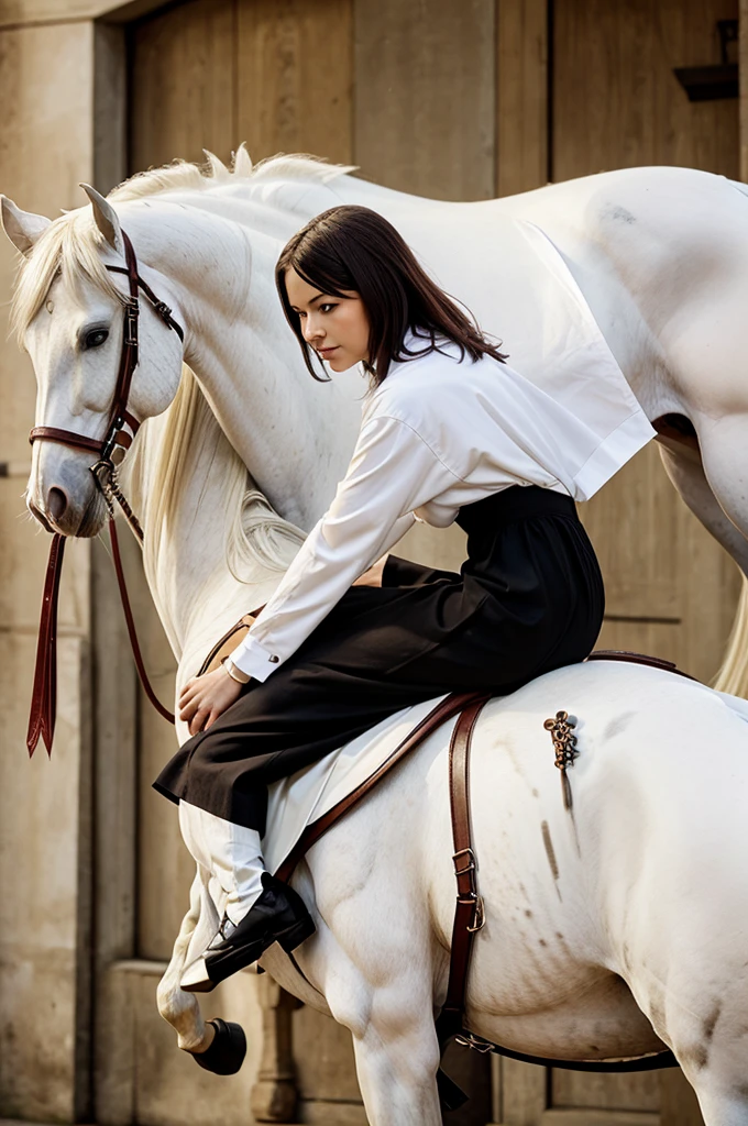 Lucifer on h white horse
