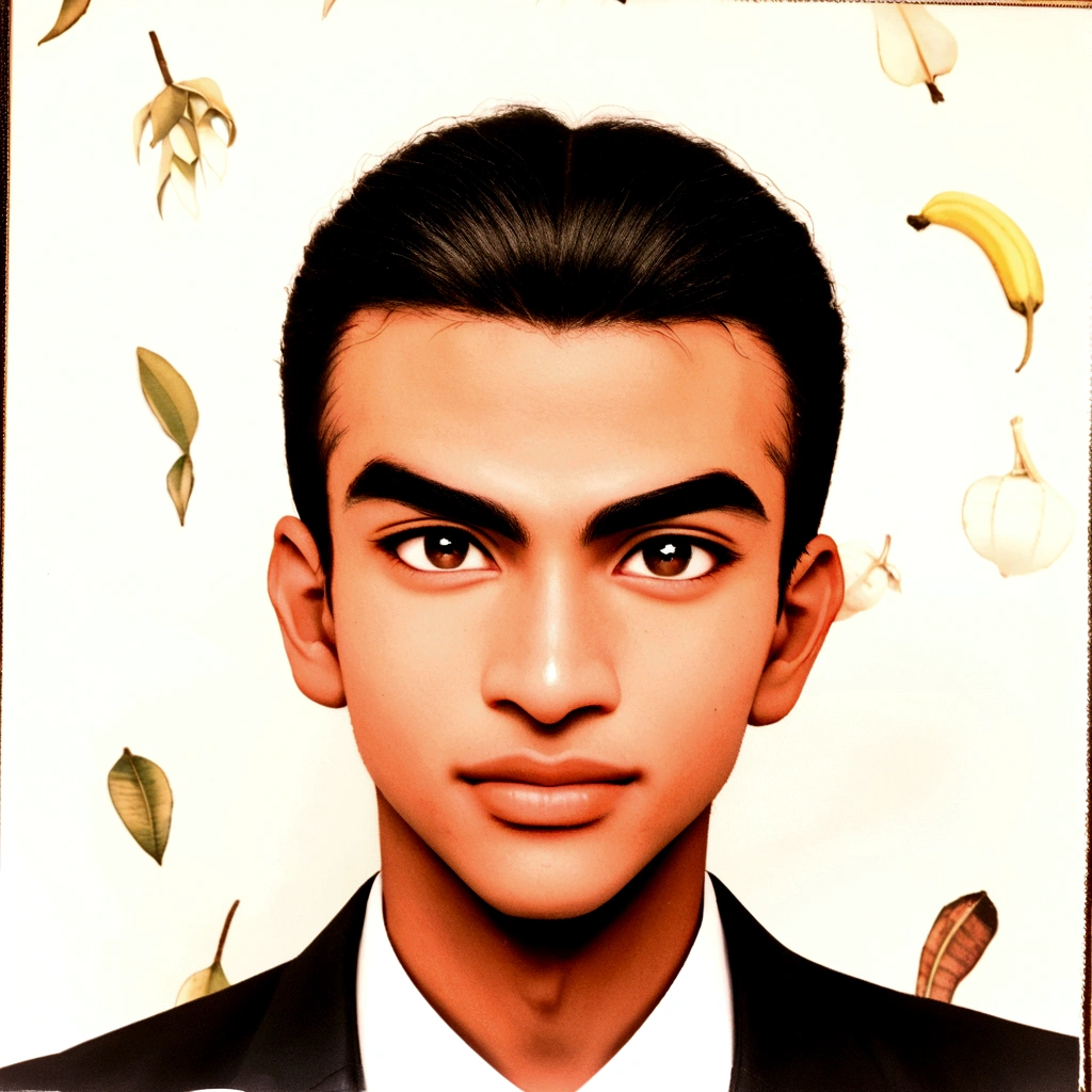 sharp man in jacket in front of a banana tree, David Uzochukwu, about 19 years old, taken at the beginning of 2020, Prince Adebanji, george pemba, Riyad Cassim, a young man, he is about 2 5 years old, album photo, discovered photo