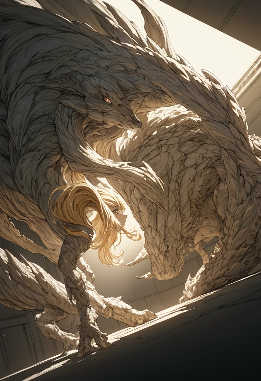detailed illustration (side view),dynamic angle, ultra-detailed, illustration, clean line art, shading, anime, detailed eyes, detailed face, beautiful face, dramatic lighting, detailed illustration, dynamic angle, ultra-detailed, illustration,
Woman, monster girl, cow monster girl, hucow, long blonde hair,