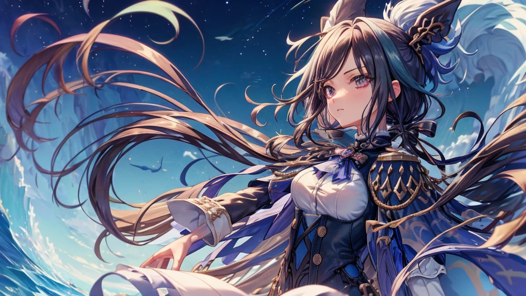 anime, anime girl, anime, anime art, anime girl, anime girl, anime girl, anime girl, anime, anime, girl, girl, girl,, ayaka genshin impact, from arknights, ayaka game genshin impact, from girls frontline, female anime character, guweiz on pixiv artstation, girls frontline style, characters from azur lane