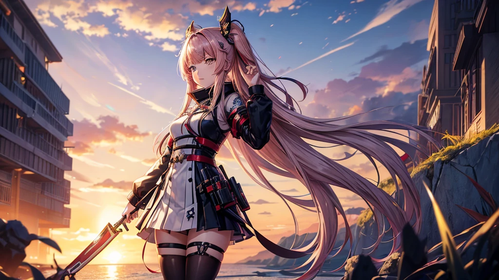 anime, anime girl, anime, anime art, anime girl, anime girl, anime girl, anime girl, anime, anime, girl, girl, girl,, ayaka genshin impact, from arknights, ayaka game genshin impact, from girls frontline, female anime character, guweiz on pixiv artstation, girls frontline style, characters from azur lane