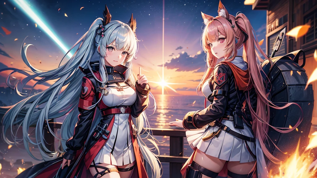 anime, anime girl, anime, anime art, anime girl, anime girl, anime girl, anime girl, anime, anime, girl, girl, girl,, ayaka genshin impact, from arknights, ayaka game genshin impact, from girls frontline, female anime character, guweiz on pixiv artstation, girls frontline style, characters from azur lane