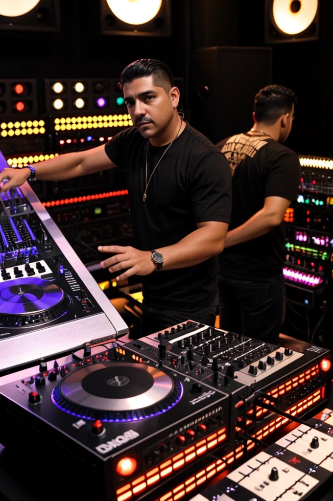 I want a DJ musical studio with the name of Carlos Villafaña