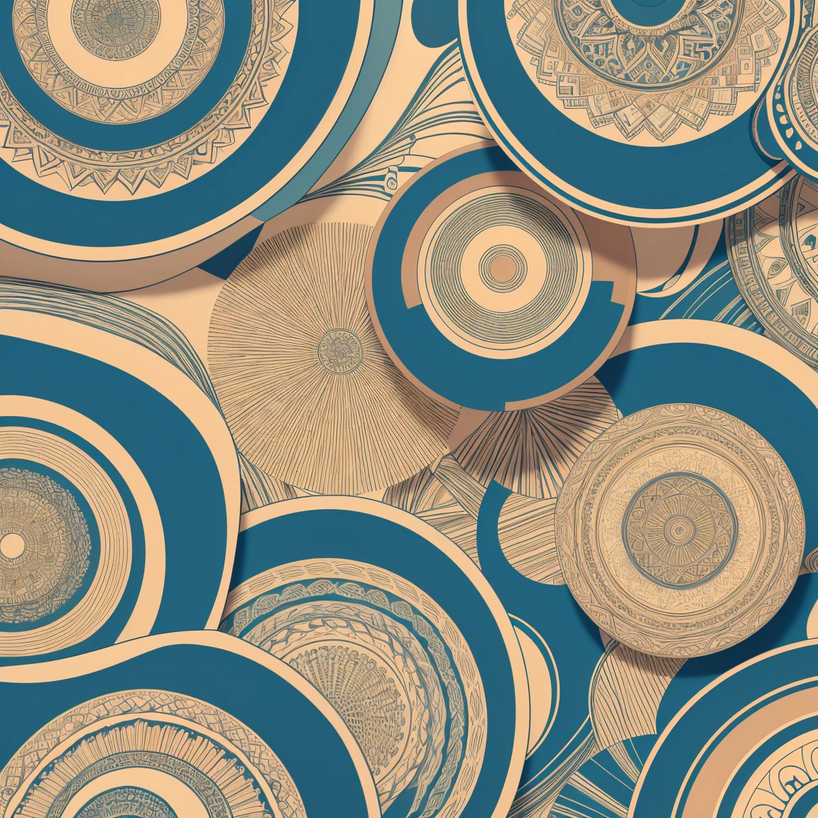 abstract pattern, 3 neutral cool colors, poster ( repeating pattern, masterpiece, best quality, ultra-detailed:1.4,