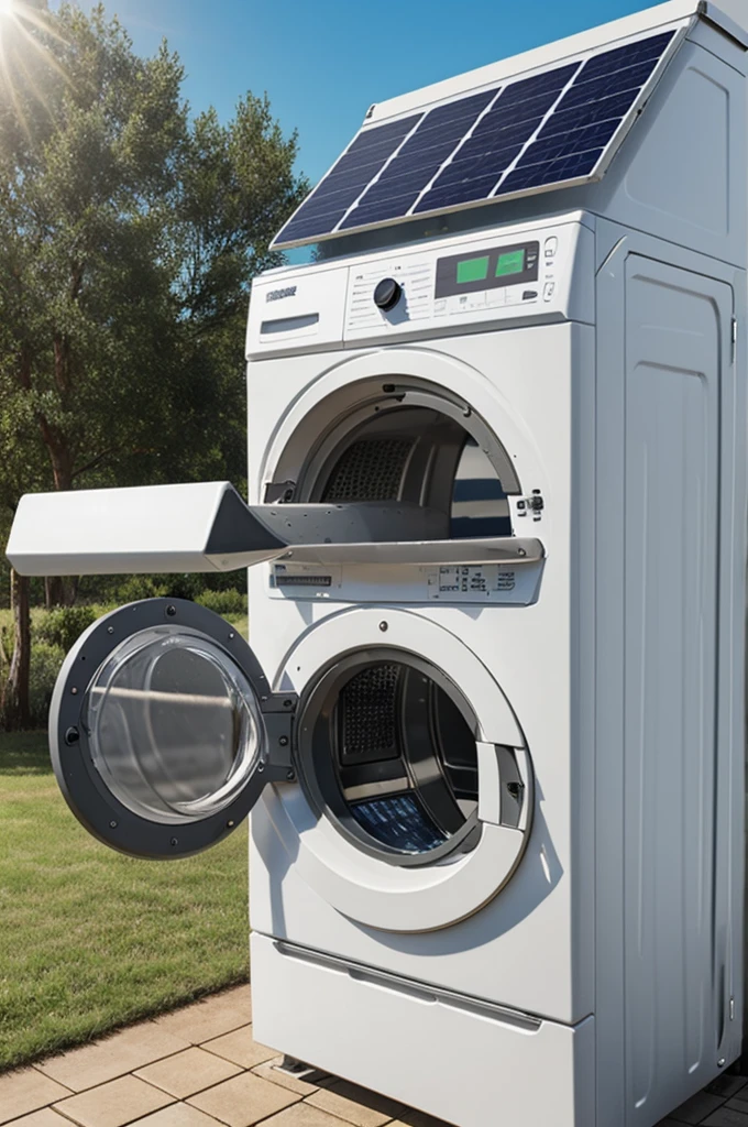 Dryer to dry coffee with solar panels
