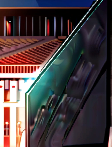 screenshot of my hero academy. girl with her head down and brown hair on her face, and a blue and black sports uniform entering a football stadium in a mysterious way
