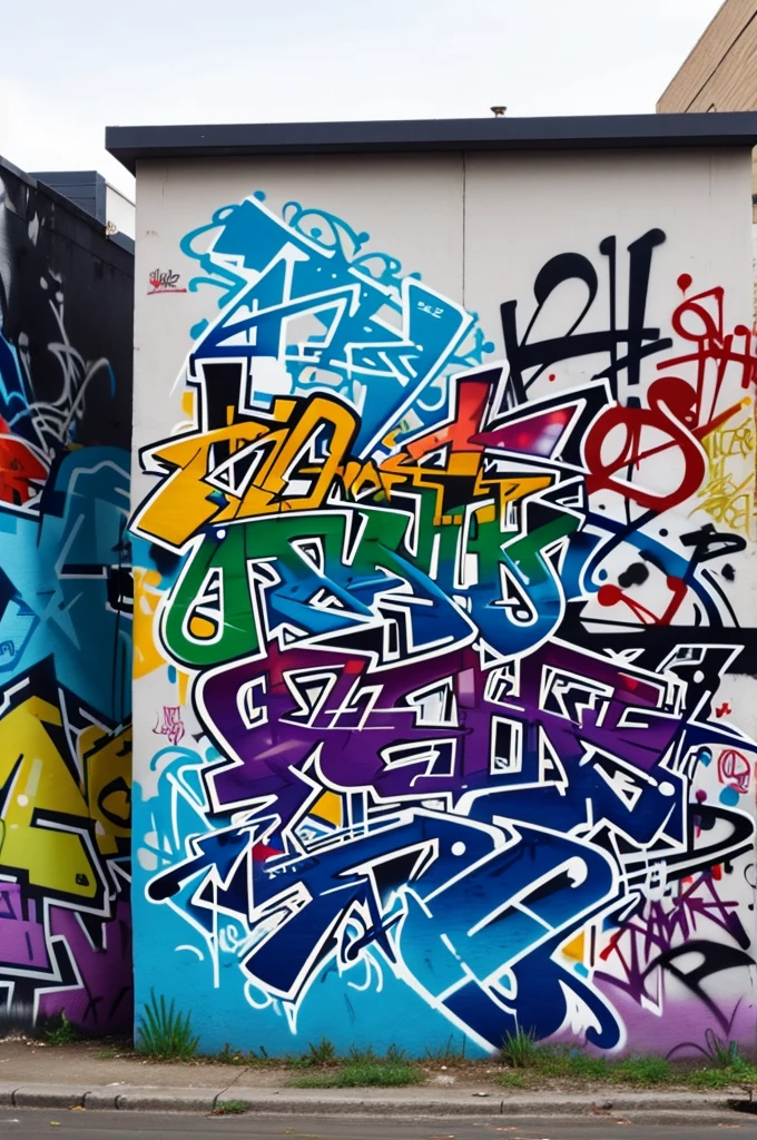 A graffiti that says yuppies
