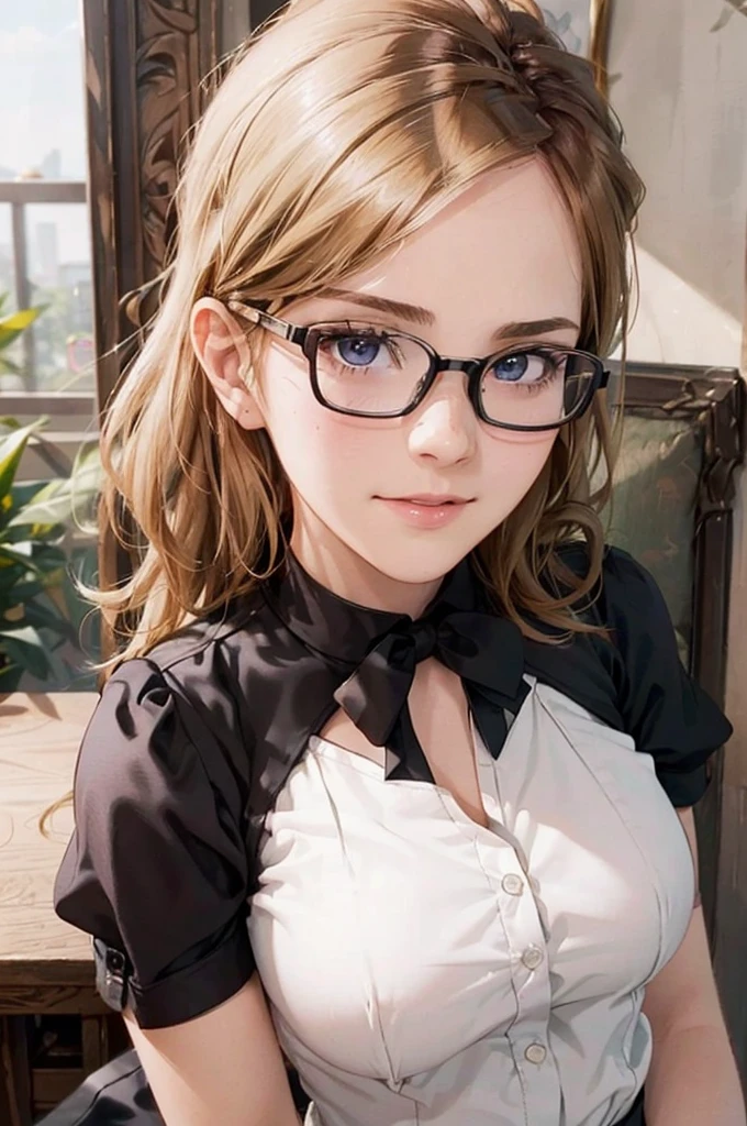 Masterpiece, 最high quality, high quality, High resolution, high quality texture, high quality shadows, High resolution, Beautiful details, Detailed CG, Detailed Texture, Realistic representation of face, Realistic, colorful, delicate, Cinematic Light, Side light, Lens flare, Ray Tracing, sharp concentrated, (1 Girl,concentrated:1.3), ( Intricate details, compensate, PureErosFaceV1:0.5), (細部まで美しいdelicateな顔, 緻密で美しいdelicateな瞳, Perfect Facial Proportions, Dense skin, Optimal ratio of four fingers to one thumb,Unified 8k wallpaper, Arms under chest, Modest chest, Wide Hips, Smooth upper abdomen, 35 years old, blue eyes, glasses, air fortress hair, blonde hair, house wife, the gaze of true love, lips of temptation, A look full of compassion ,a smile full of love, i love you, Acting lovey-dovey, I love you so much I'm crazy,
cabin attendant uniform,white blouse with open neck ,tight fitting black skirt,black stockings, excellent secretary ,working as a secretary, wooden desk, wooden chair,
