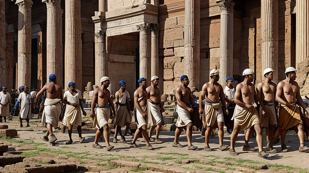 Workers in ancient Rome