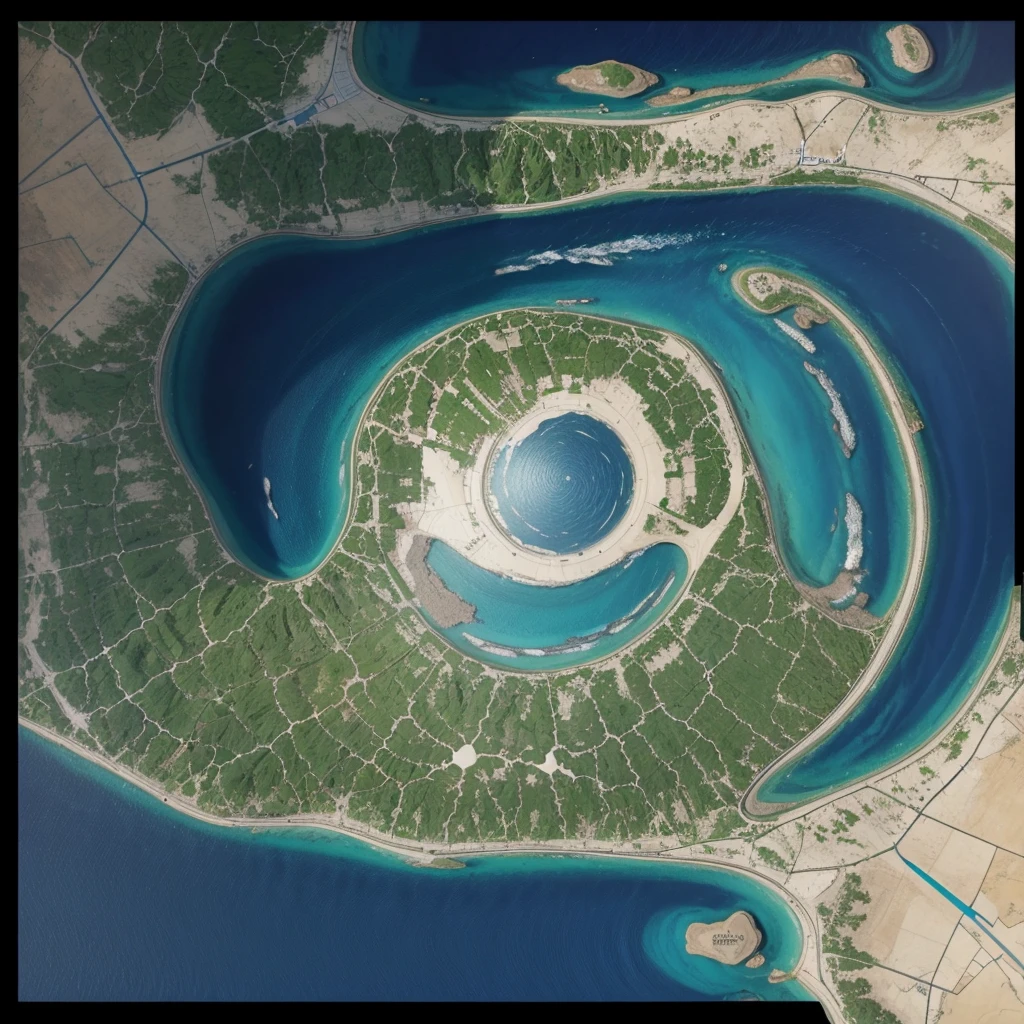 Make a map of the flat Earth