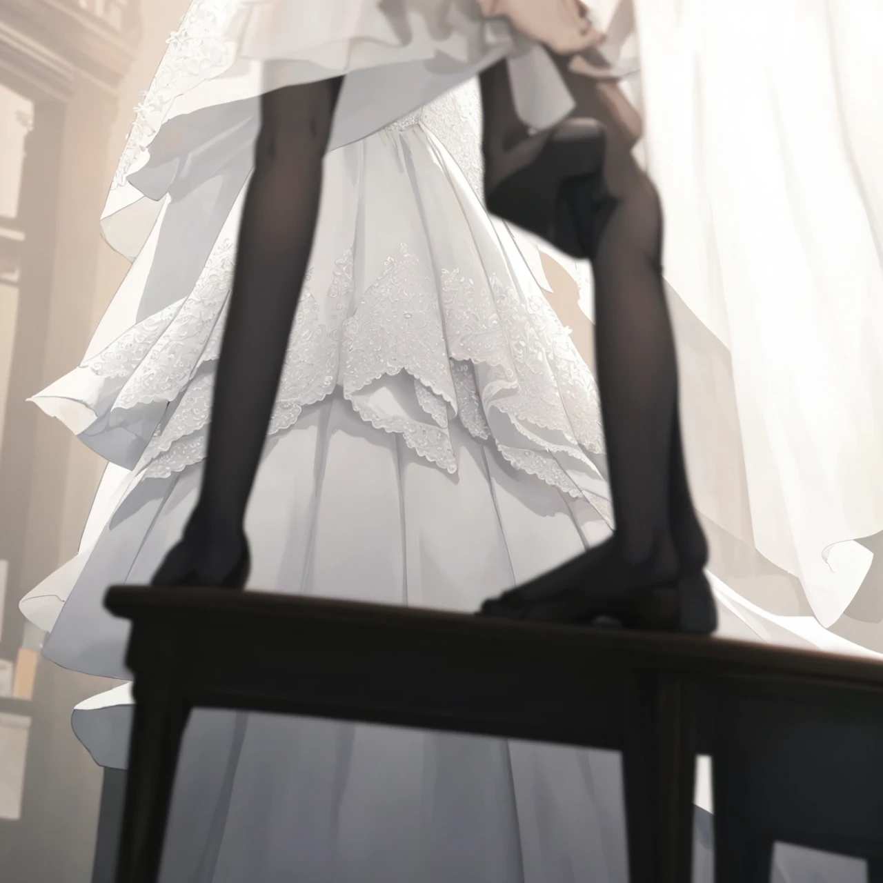 White Wedding dress
