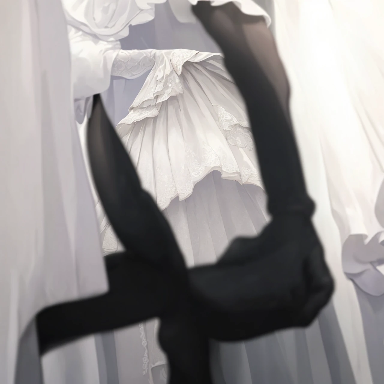 White Wedding dress