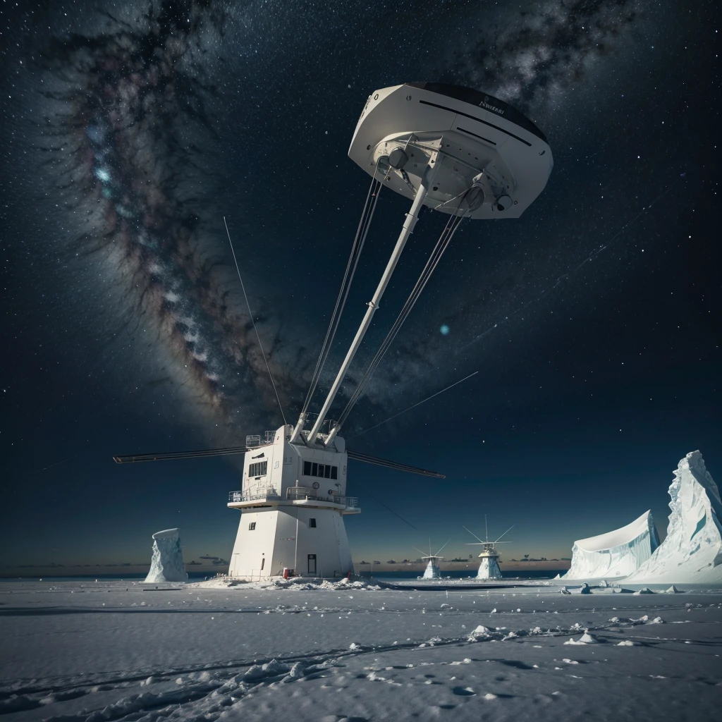 1000 antennas connected in Antarctica 